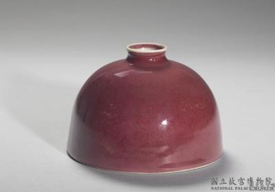 图片[2]-Flat bulbous vase with red glaze, Qing dynasty, Kangxi reign (1662-1722)-China Archive